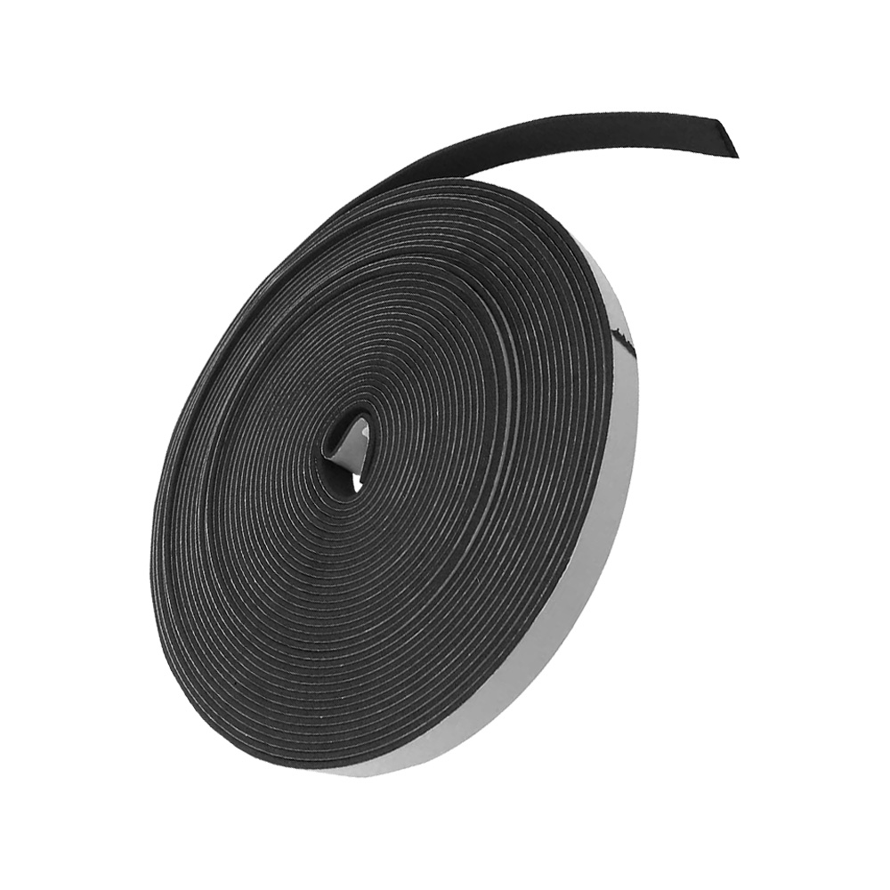 Guarnizione Espansa Adesiva 25x10 mm x 5 mt GEKO Muss - Nero